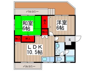 マル惣ハイツの物件間取画像